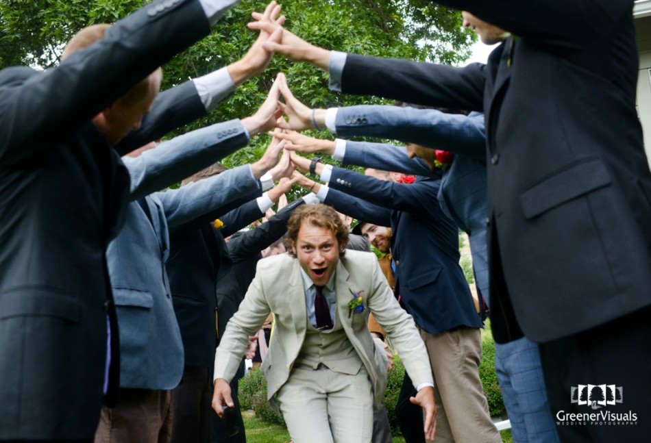 hand-tunnel-for-excited-groom-Best-of-2014-Wedding