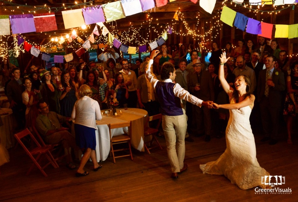 Wedding-couple-first-dance-under-prayer-flags-Best-of-2014-Wedding