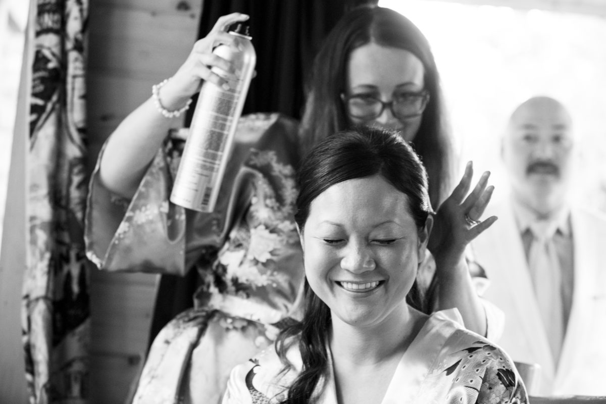 Livingston Wedding Photographer Yellowstone River bride hair